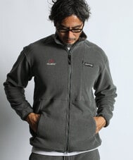 〔BLACK LABEL〕:POLARTEC スタンドカラー ジップトップス