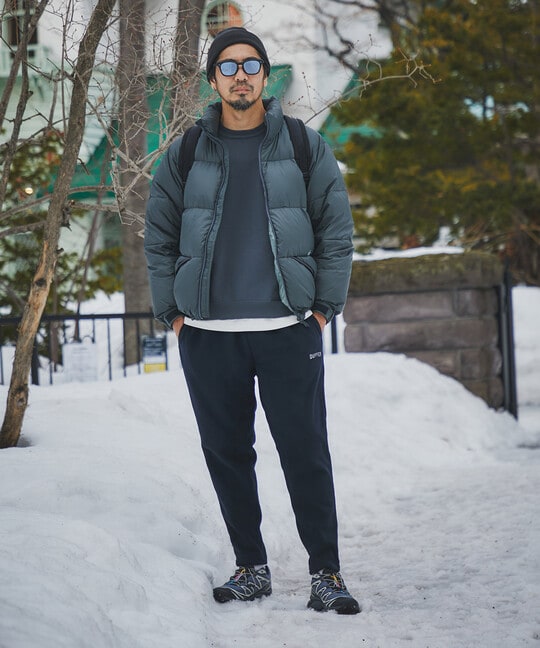 〔BLACK LABEL〕：POLARTEC テーパードパンツ