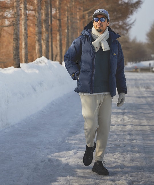 〔BLACK LABEL〕：POLARTEC テーパードパンツ