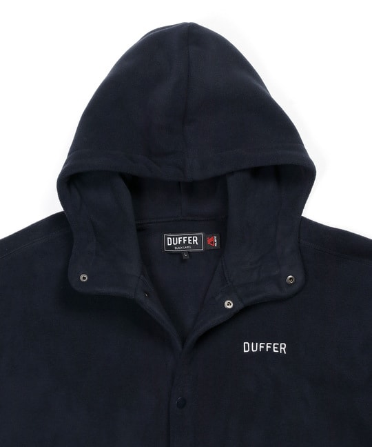 〔BLACK LABEL〕：POLARTEC スナップパーカー