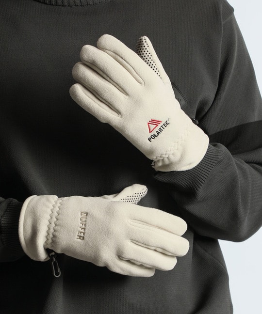 〔BLACK LABEL〕：POLARTEC グローブ