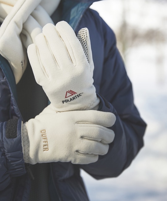 〔BLACK LABEL〕：POLARTEC グローブ
