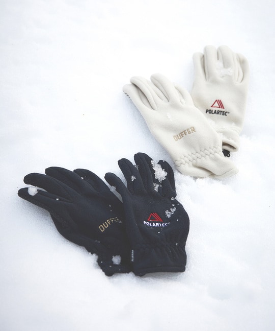 〔BLACK LABEL〕：POLARTEC グローブ