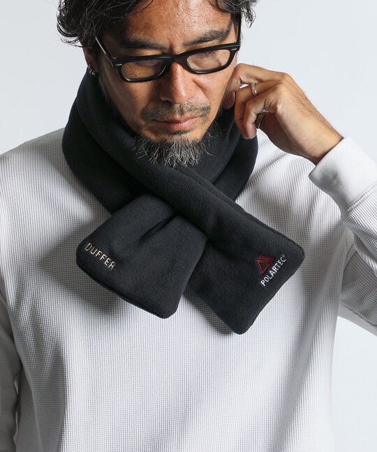〔BLACK LABEL〕：POLARTEC マフラー