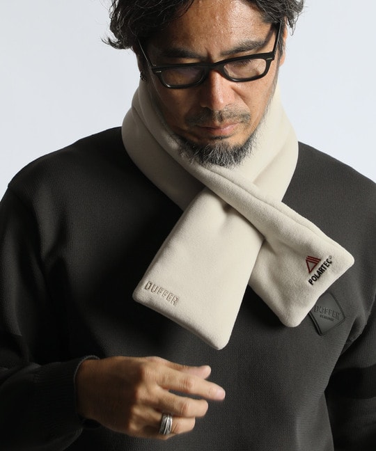〔BLACK LABEL〕：POLARTEC マフラー