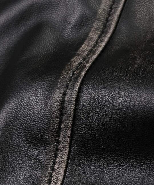 シープスキンレザー シングルライダース ジャケット