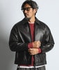 シープスキンレザー シングルライダース ジャケット