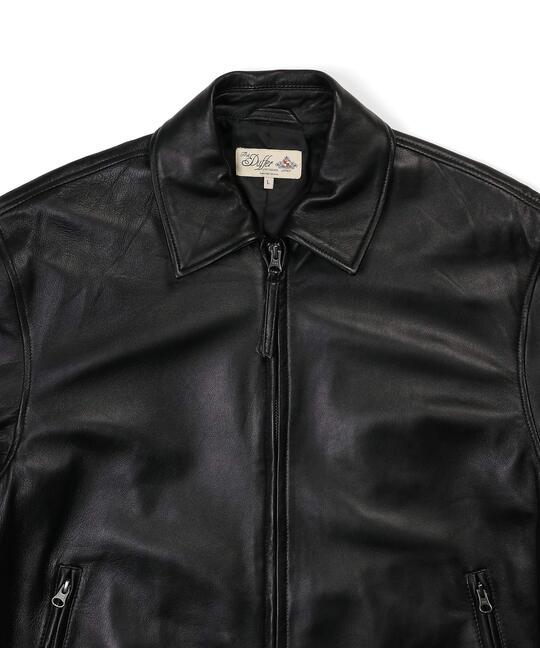 シープスキンレザー シングルライダース ジャケット