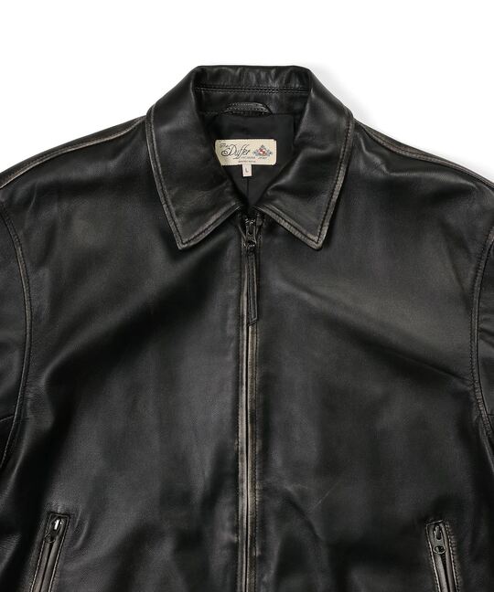 シープスキンレザー シングルライダース ジャケット