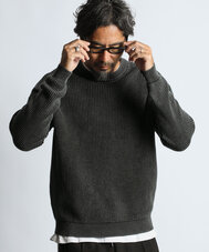 製品染め フェードカラー コットンニット