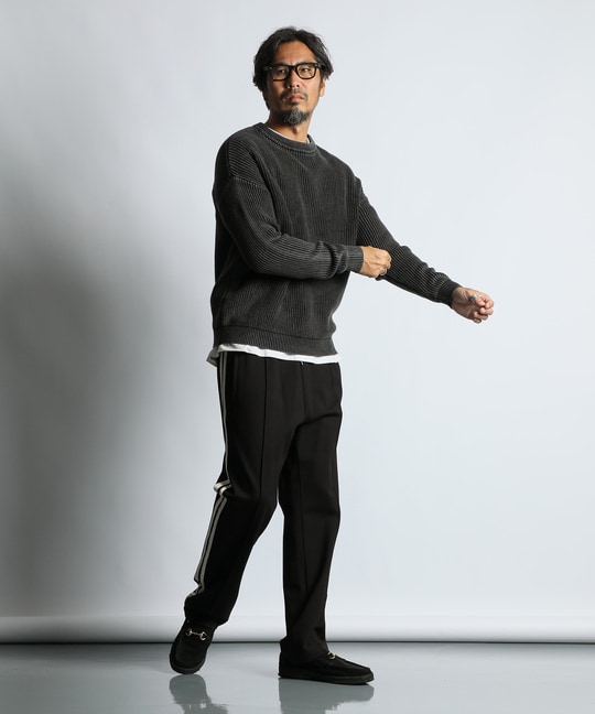 製品染め フェードカラー コットンニット