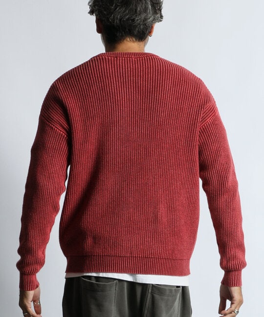 製品染め フェードカラー コットンニット