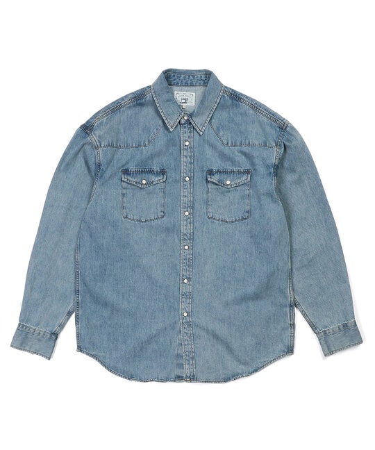 8オンス デニム ウエスタンシャツ