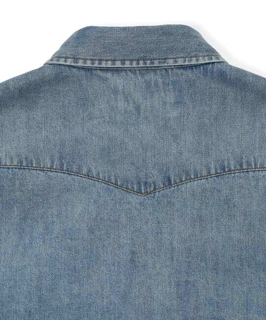 8オンス デニム ウエスタンシャツ