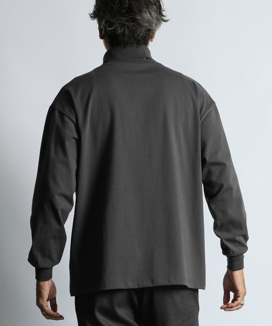 2重編み タートルネック ロンTEE