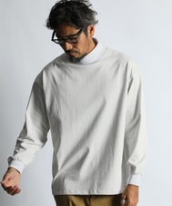 2重編み タートルネック ロンTEE