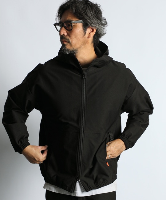 [360° THE CIRCLE STRETCH] BY WONDER SHAPE：セットアップ 軽量 フーデッドアウター