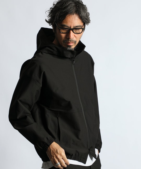 [360° THE CIRCLE STRETCH] BY WONDER SHAPE：セットアップ 軽量 フーデッドアウター