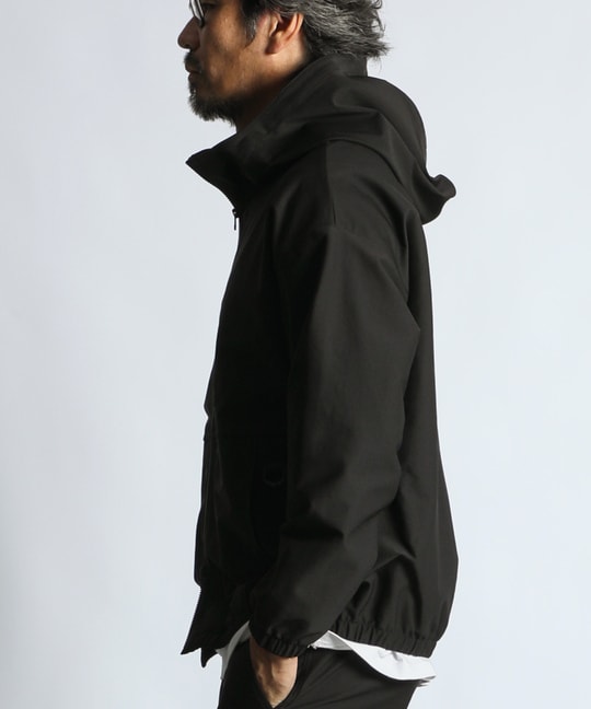 [360° THE CIRCLE STRETCH] BY WONDER SHAPE：セットアップ 軽量 フーデッドアウター