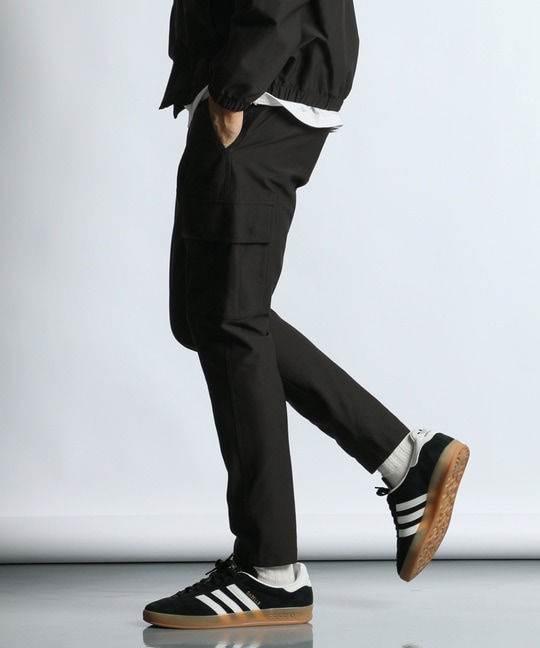 [360° THE CIRCLE STRETCH] BY WONDER SHAPE：セットアップ 軽量 スリムカーゴパンツ