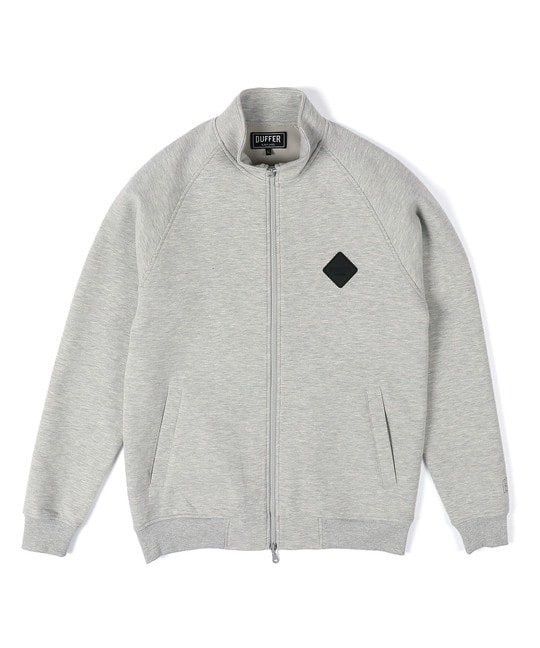 〔BLACK LABEL〕：セットアップ ダンボールニット スタンドジップ トップス