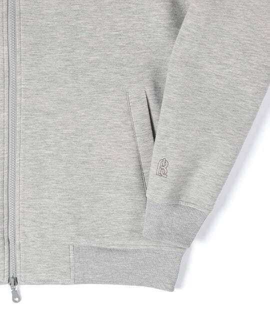 〔BLACK LABEL〕：セットアップ ダンボールニット スタンドジップ トップス