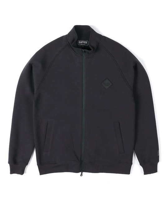 〔BLACK LABEL〕：セットアップ ダンボールニット スタンドジップ トップス