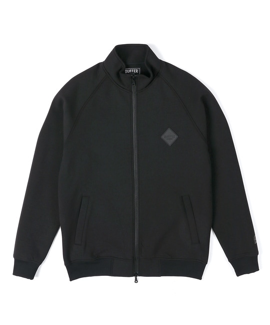〔BLACK LABEL〕：セットアップ ダンボールニット スタンドジップ トップス
