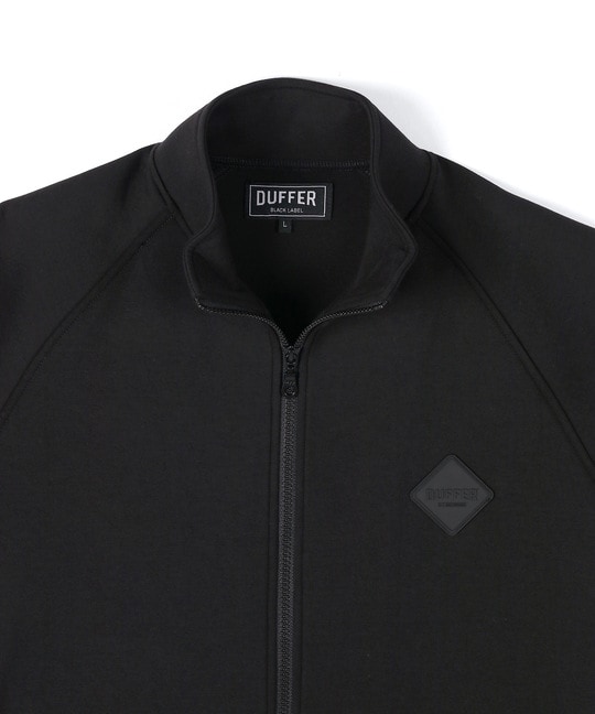 〔BLACK LABEL〕：セットアップ ダンボールニット スタンドジップ トップス