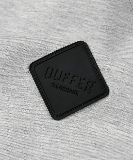 〔BLACK LABEL〕：セットアップ ダンボールニット ヘンリーネック パーカー