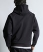 〔BLACK LABEL〕：セットアップ ダンボールニット ヘンリーネック パーカー