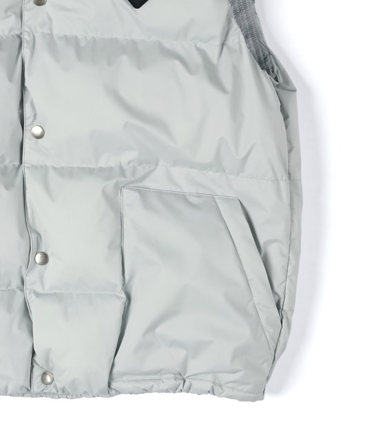 〔BLACK LABEL〕：2層構造パーテックス スタンドネックベスト