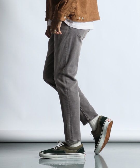 裏起毛 ストレッチ スリムジーンズ