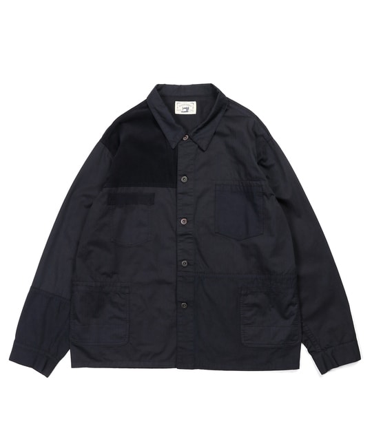 インディゴ 切替デザイン カバーオール