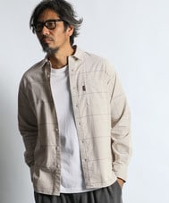 コーデュロイ タッターソール チェックシャツ