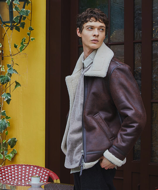 フェイクムートン B3 フライトジャケット