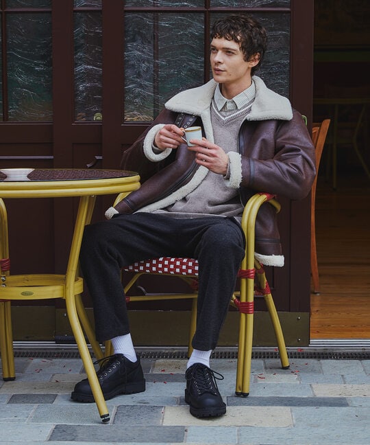 フェイクムートン B3 フライトジャケット