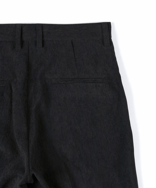 起毛ツイル ワンタック スラックス