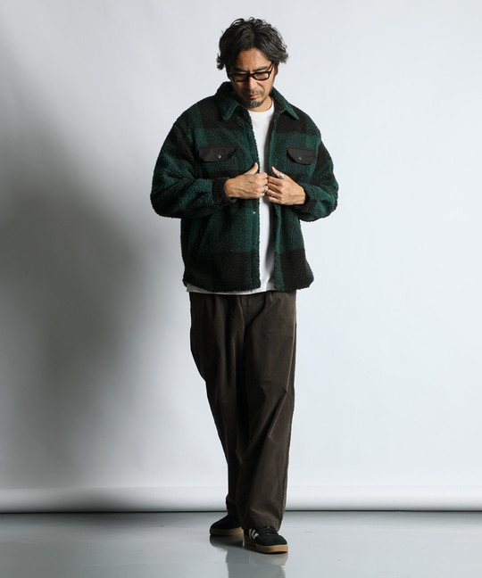 クラシックタータンチェック ボアフリース CPOアウター