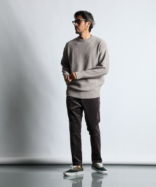 自宅で洗える ウォッシャブル ワッフルニット