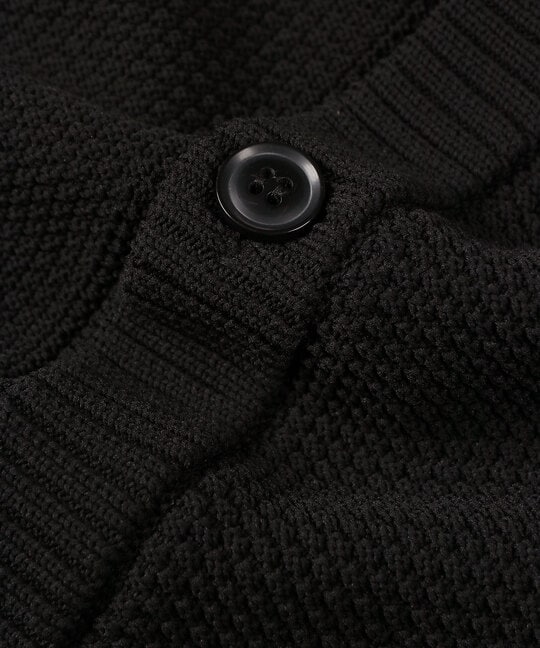 自宅で洗える ウォッシャブル ワッフルニット カーディガン