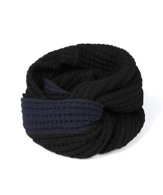 2重巻き ワッフル スヌード