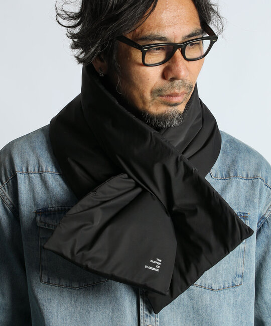 差し込みタイプ 大判 中綿入りマフラー【WEB限定アイテム】