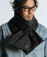 差し込みタイプ 大判 中綿入りマフラー【WEB限定アイテム】