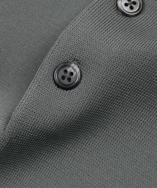 自宅で洗える ウォッシャブル ヘンリーネックニット