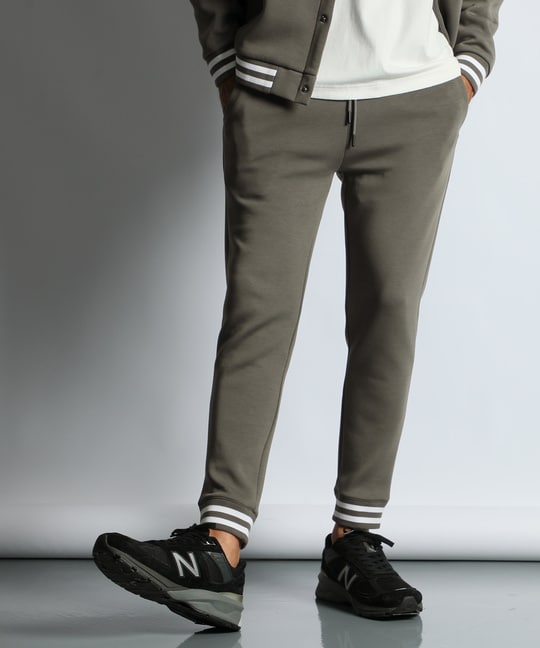 エアダンボールニット ラインリブ スリムパンツ 【WEB限定アイテム】