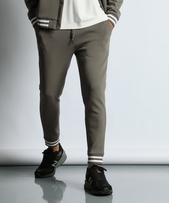 V12 Dリング サイドロゴストレッチダンボールニット スウェットリブパンツ M V12 Dリング サイドロゴストレッチダンボールニット スウェット