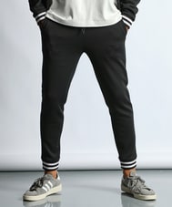 エアダンボールニット ラインリブ スリムパンツ 【WEB限定アイテム】