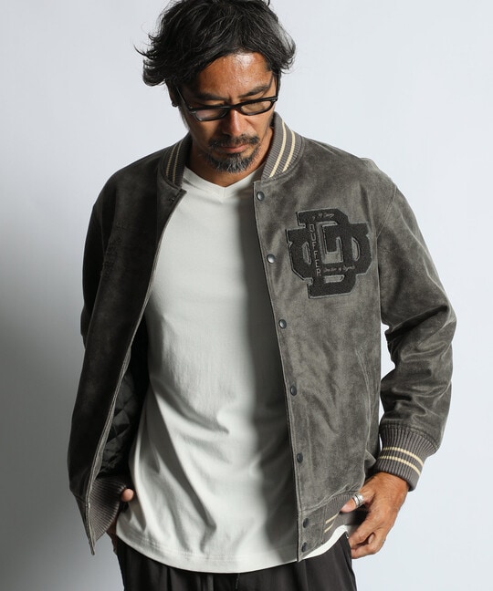 フェイクスウェード バーシティジャケット 【WEB限定アイテム】