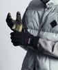 〔BLACK LABEL〕：POLARTEC ソリッド×カモフラ グローブ